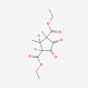 1,3-Cyclopentanedicarboxylic acid, 1,2-dimethyl-4,5-dioxo-, diethyl ester