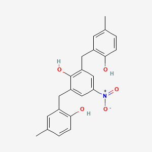 2,2'-[(2-Hydroxy-5-nitro-1,3-phenylene)bis(methylene)]bis(4-methylphenol)