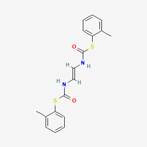 Di-o-tolyl vinylenebis(thiocarbamate)