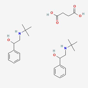 butanedioic acid;2-(tert-butylamino)-1-phenylethanol