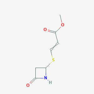 Methyl 3-[(4-oxoazetidin-2-yl)sulfanyl]prop-2-enoate