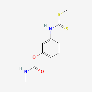 [3-(methylsulfanylcarbothioylamino)phenyl] N-methylcarbamate