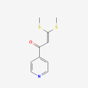 2-Propen-1-one, 3,3-bis(methylthio)-1-(4-pyridinyl)-