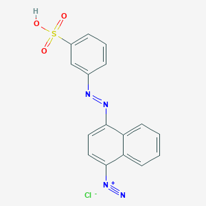 4-(3-Sulphophenyl)azonaphthalene-1-diazonium chloride