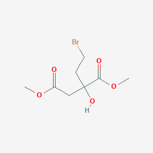 Dimethyl 2-(2-bromoethyl)-2-hydroxybutanedioate