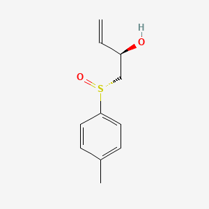 (2R)-1-[(R)-4-Methylbenzene-1-sulfinyl]but-3-en-2-ol