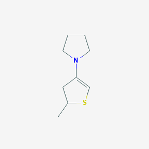 1-(5-Methyl-4,5-dihydrothiophen-3-yl)pyrrolidine