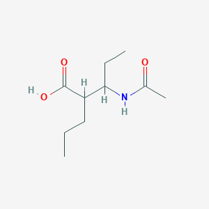 3-Acetamido-2-propylpentanoic acid