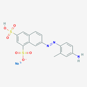 7-((4-Amino-o-tolyl)azo)naphthalene-1,3-disulphonic acid, sodium salt