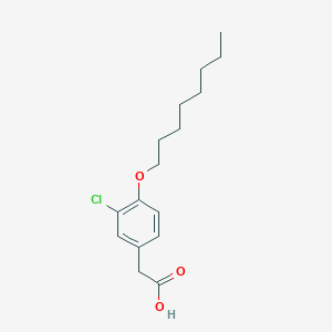 4-(Octyloxy)-3-chlorophenylacetic acid