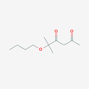 5-Butoxy-5-methylhexane-2,4-dione