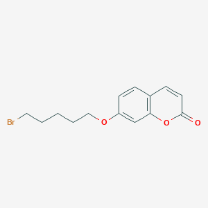 7-[(5-Bromopentyl)oxy]-2H-1-benzopyran-2-one