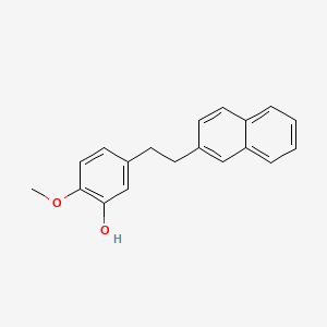 Phenol, 2-methoxy-5-[2-(2-naphthalenyl)ethyl]-