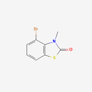 molecular formula C8H6BrNOS B15443321 4-Bromo-3-methyl-1,3-benzothiazol-2(3H)-one CAS No. 67932-23-4