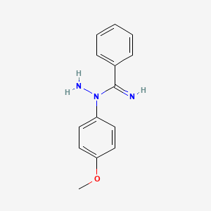 N-(4-Methoxyphenyl)benzenecarboximidohydrazide