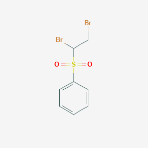 (1,2-Dibromoethanesulfonyl)benzene