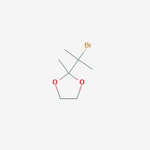 1,3-Dioxolane, 2-(1-bromo-1-methylethyl)-2-methyl-