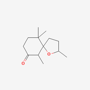 2,6,10,10-Tetramethyl-1-oxaspiro(4.5)decan-7-one