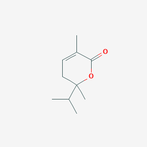 3,6-Dimethyl-6-(propan-2-yl)-5,6-dihydro-2H-pyran-2-one