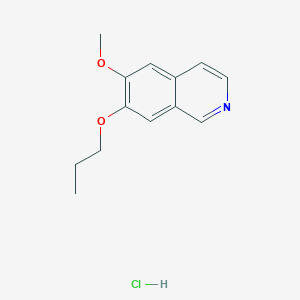 6-Methoxy-7-propoxyisoquinoline;hydrochloride