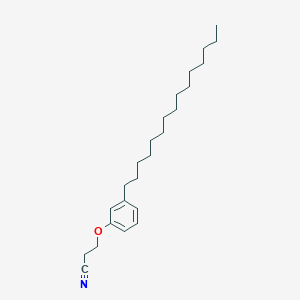 3-(3-Pentadecylphenoxy)propanenitrile