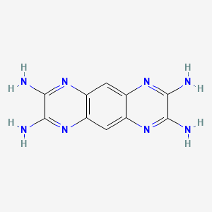 molecular formula C10H10N8 B15443683 Pyrazino[2,3-g]quinoxaline-2,3,7,8-tetramine CAS No. 64535-65-5