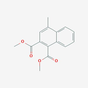 molecular formula C15H14O4 B15443684 Dimethyl 4-methylnaphthalene-1,2-dicarboxylate CAS No. 65817-57-4