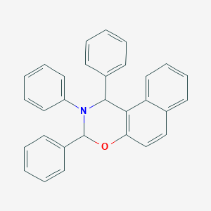 molecular formula C30H23NO B15443766 1,2,3-Triphenyl-2,3-dihydro-1H-naphtho[1,2-e][1,3]oxazine CAS No. 66311-81-7