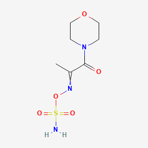 1-(Morpholin-4-yl)-2-[(sulfamoyloxy)imino]propan-1-one