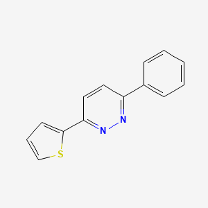 molecular formula C14H10N2S B15443817 3-Phenyl-6-(thiophen-2-yl)pyridazine CAS No. 68206-15-5