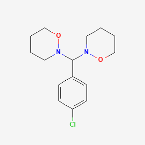 2,2'-[(4-Chlorophenyl)methylene]bis(1,2-oxazinane)