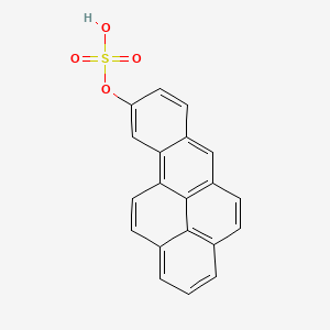 molecular formula C20H12O4S B15444011 Benzo(a)pyrenyl-9-sulfate CAS No. 63785-41-1