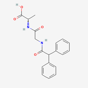 N-(Diphenylacetyl)glycyl-L-alanine