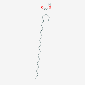 3-Pentadecylcyclopentane-1-carboxylic acid