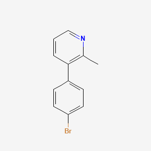 3-(4-Bromophenyl)-2-methylpyridine