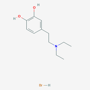 4-[2-(Diethylamino)ethyl]benzene-1,2-diol;hydrobromide