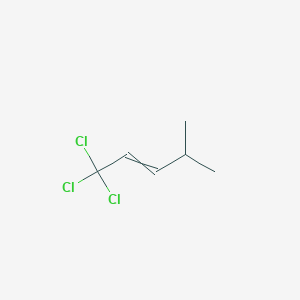 molecular formula C6H9Cl3 B15444048 1,1,1-Trichloro-4-methylpent-2-ene CAS No. 66033-09-8