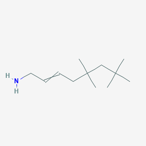 5,5,7,7-Tetramethyloct-2-EN-1-amine