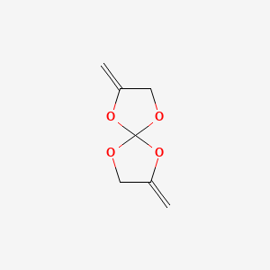 molecular formula C7H8O4 B15444109 2,7-Dimethylidene-1,4,6,9-tetraoxaspiro[4.4]nonane CAS No. 66290-97-9