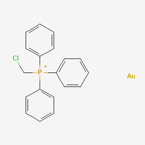 Chloromethyl(triphenyl)phosphanium;gold