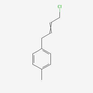 molecular formula C11H13Cl B15444153 1-(4-Chlorobut-2-en-1-yl)-4-methylbenzene CAS No. 64141-10-2