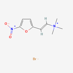 N,N,N-Trimethyl-2-(5-nitro-2-furanyl)ethenaminium bromide