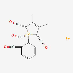 molecular formula C16H11FeO4P B15444185 CID 71371808 CAS No. 64439-05-0