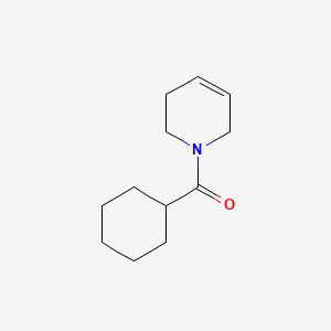 molecular formula C12H19NO B15444191 Pyridine, 1,2,3,6-tetrahydro-1-(cyclohexylcarbonyl)- CAS No. 63697-52-9