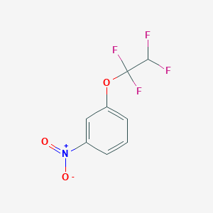 molecular formula C8H5F4NO3 B154442 1-硝基-3-(1,1,2,2-四氟乙氧基)苯 CAS No. 1644-21-9