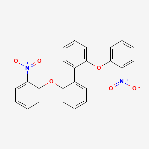 molecular formula C24H16N2O6 B15444214 2,2'-Bis(2-nitrophenoxy)-1,1'-biphenyl CAS No. 65811-04-3