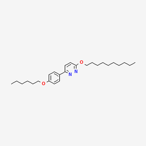 3-Decoxy-6-(4-hexoxyphenyl)pyridazine