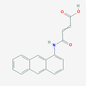 4-[(Anthracen-1-yl)amino]-4-oxobut-2-enoic acid