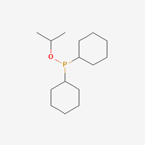 molecular formula C15H29OP B15444240 Propan-2-yl dicyclohexylphosphinite CAS No. 65796-69-2