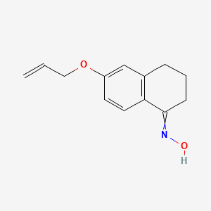 N-{6-[(Prop-2-en-1-yl)oxy]-3,4-dihydronaphthalen-1(2H)-ylidene}hydroxylamine